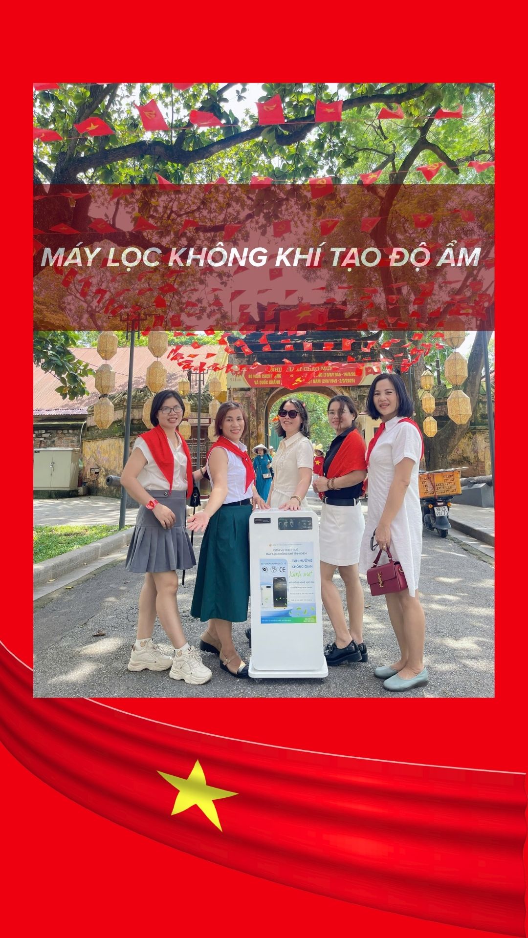 máy lọc không khí tạo độ ẩm